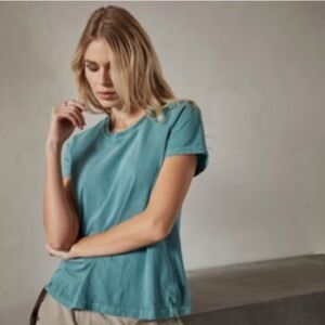 James Perse teal Short Sleeve Tee